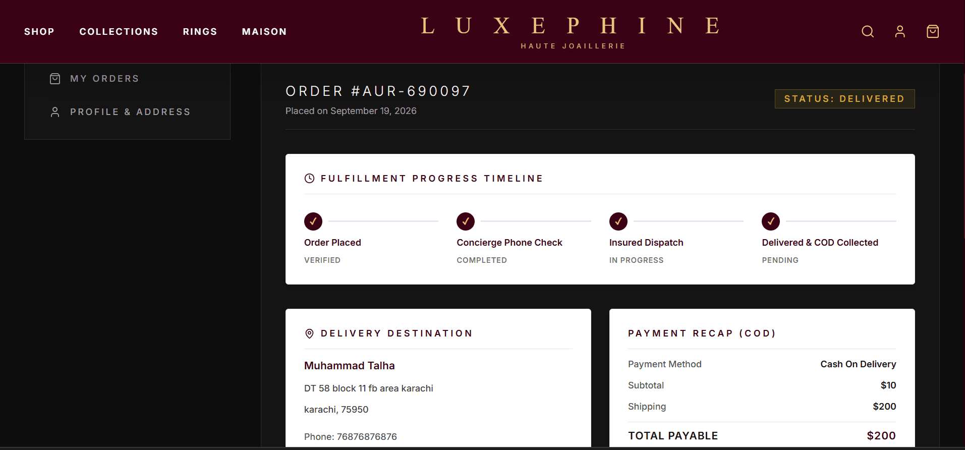 LUXEPHINE screenshot 2